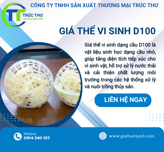 Giá Thể Vi Sinh Dạng Cầu D100 Giá Rẻ | Giao Hàng Toàn Quốc