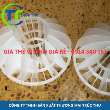 Giá Thể Vi Sinh Dạng Cầu D100 16 Cánh
