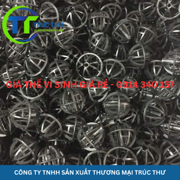 Giá Thể Vi Sinh Dạng Cầu D50 Đen